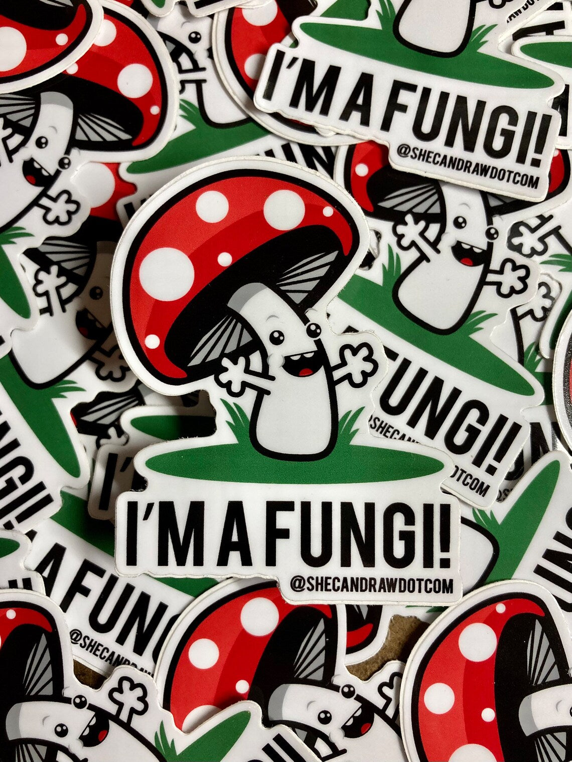 I’m a Fungi! Fun Fungus Guy Pun sticker