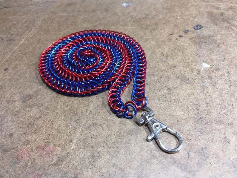 Custom Colors Chainmail Lanyard- cosplay convention