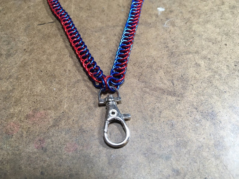 Custom Colors Chainmail Lanyard- cosplay convention