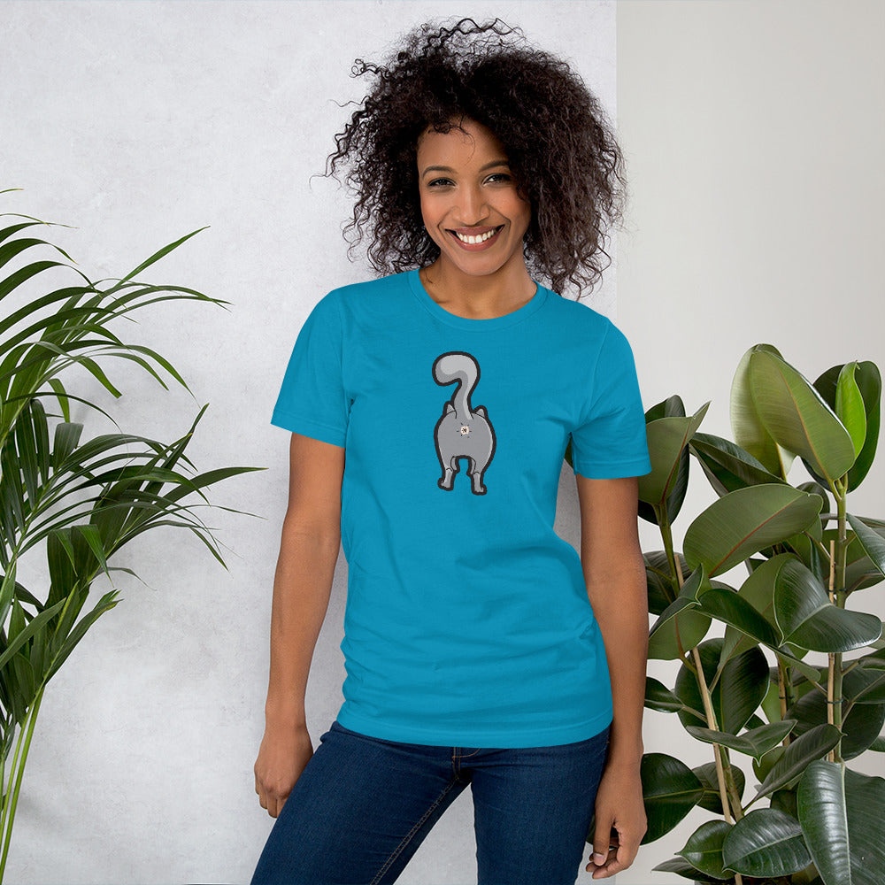 Happy Kitty Cat Butt T-Shirt