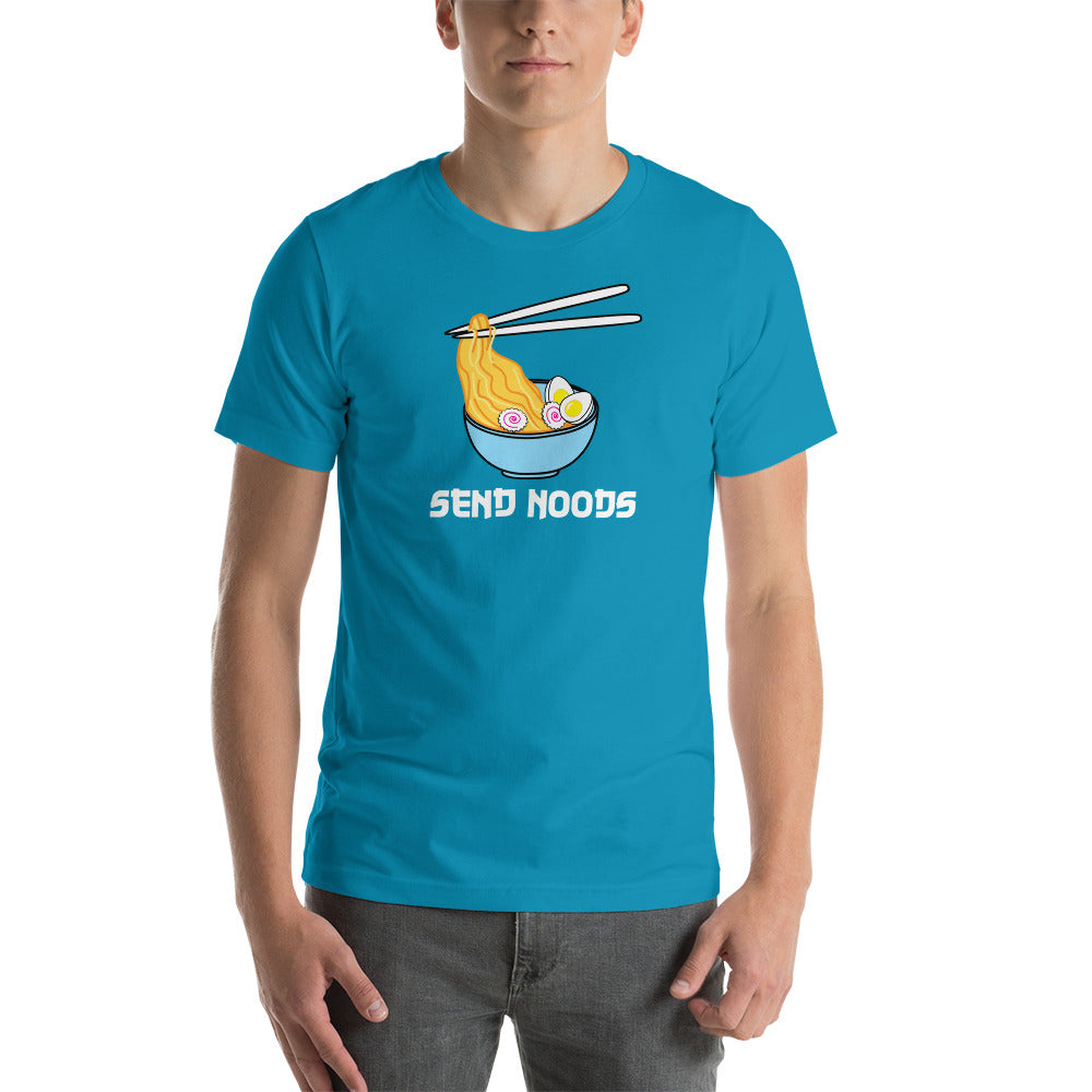 Send Noods - Ramen Noodle Bowl Funny Pun Unisex t-shirt