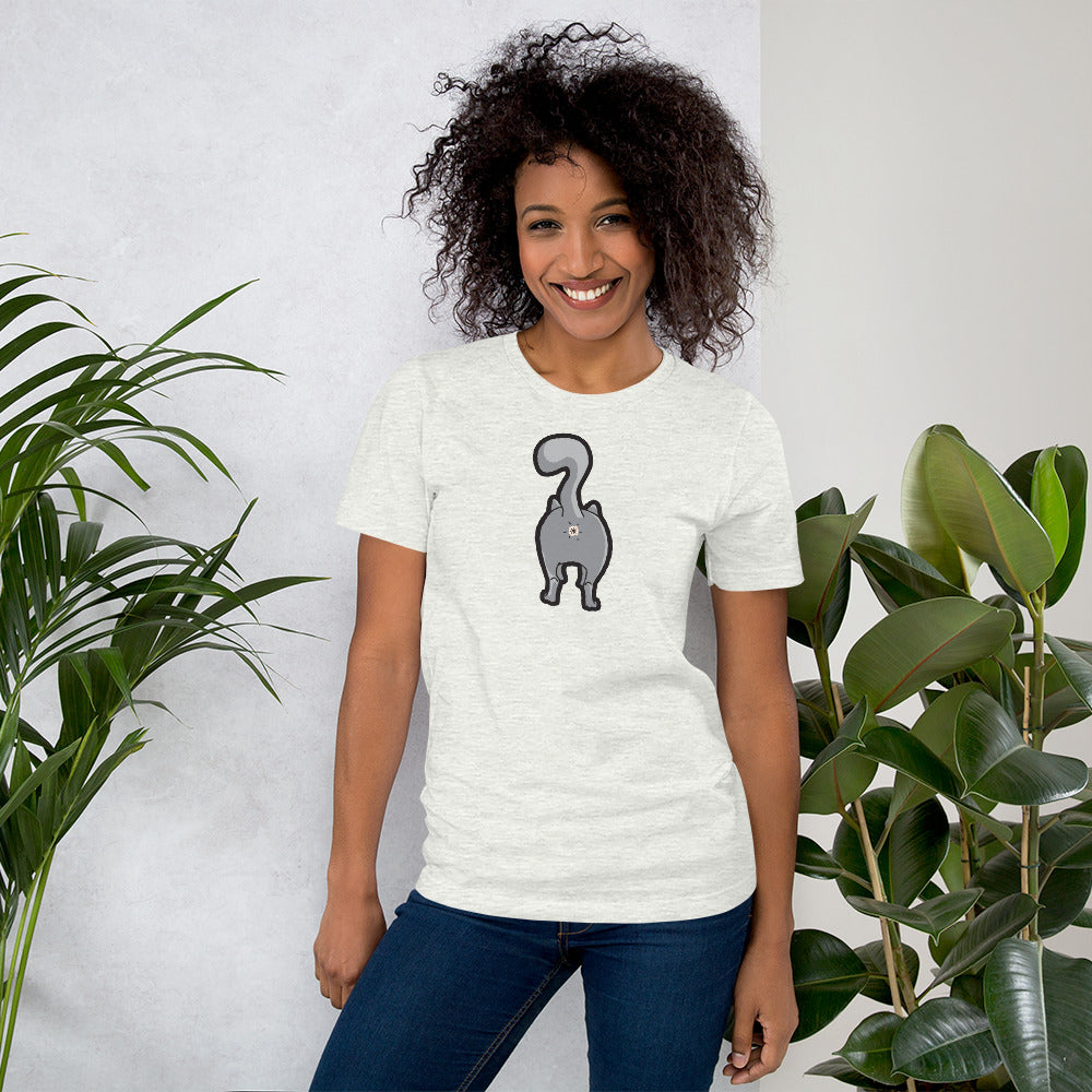 Happy Kitty Cat Butt T-Shirt