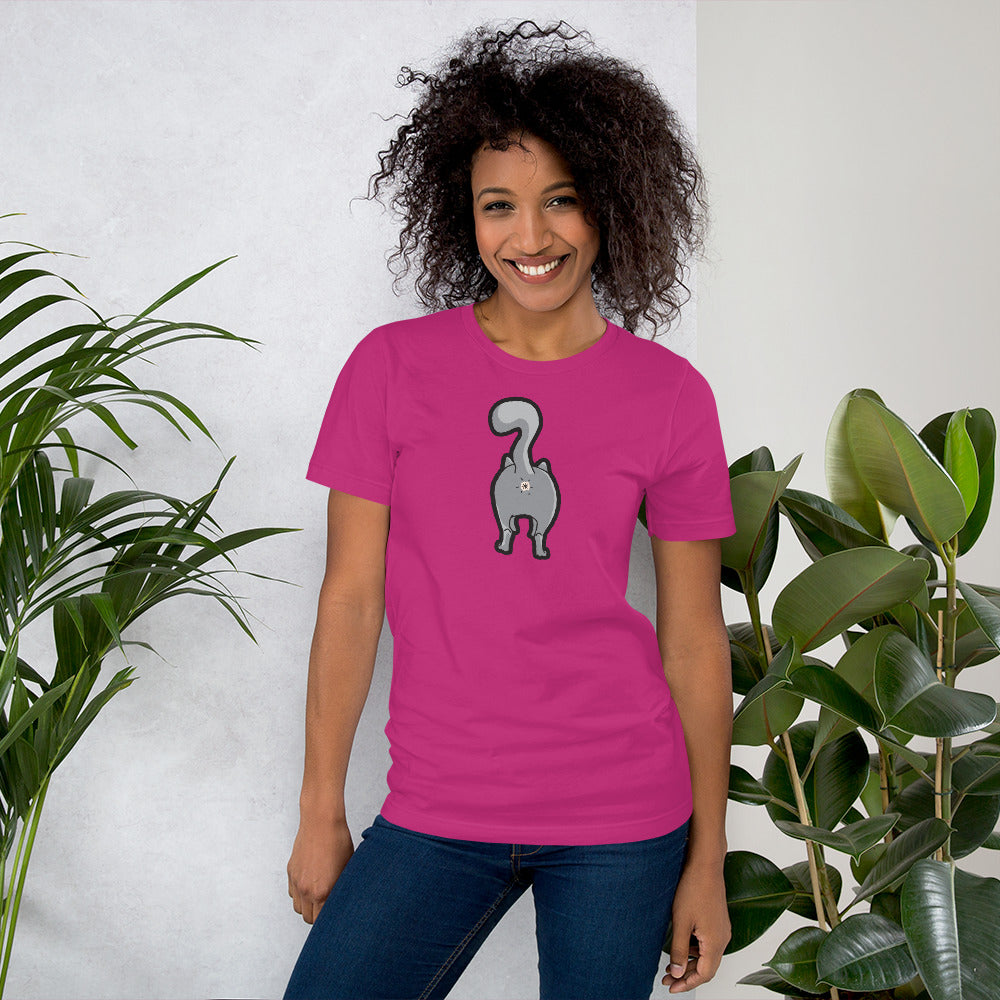 Happy Kitty Cat Butt T-Shirt