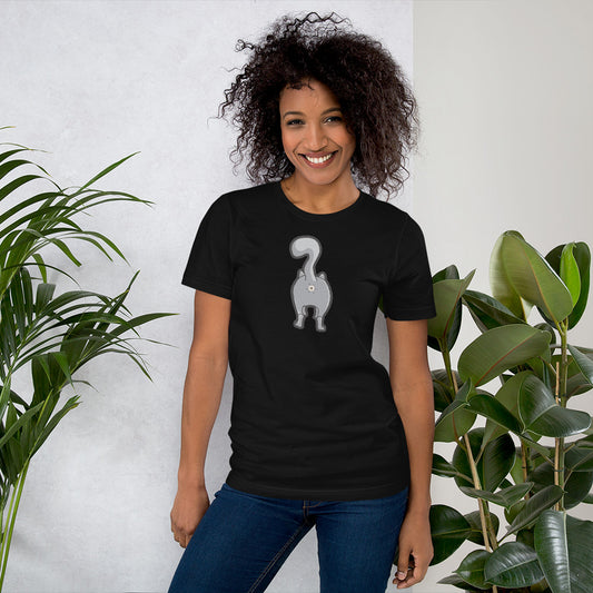 Happy Kitty Cat Butt T-Shirt