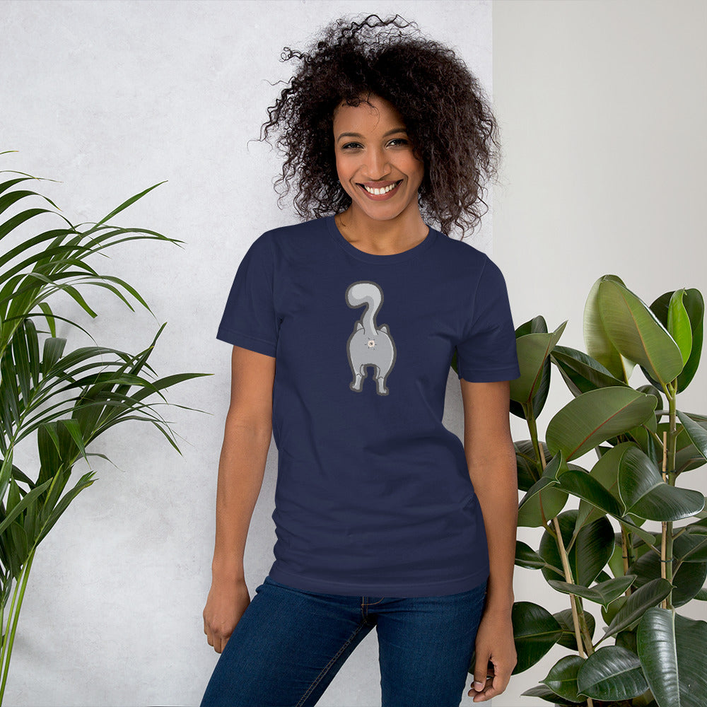 Happy Kitty Cat Butt T-Shirt