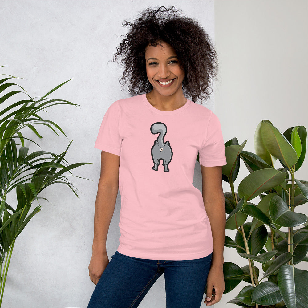 Happy Kitty Cat Butt T-Shirt